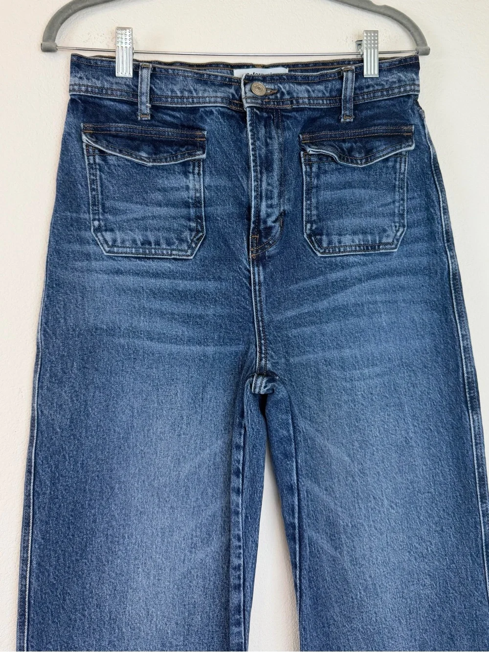 Reformation Layla High Rise Trouser Jeans in Cove Size 28 - Picture 6 of 14